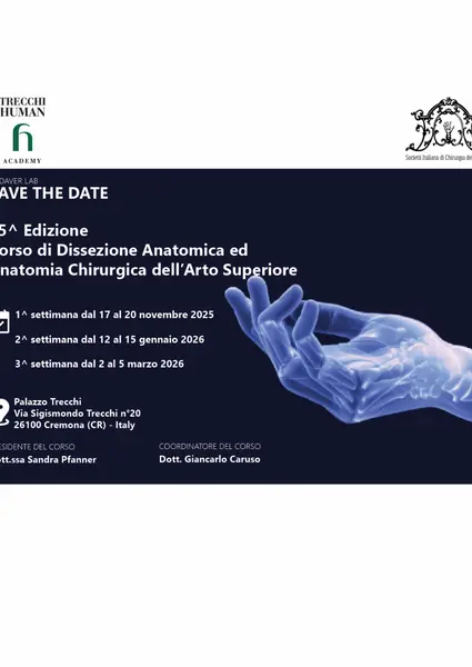 Corso Dissezione Anatomica ed Anatomia Chirurgica dell'Arto Superiore