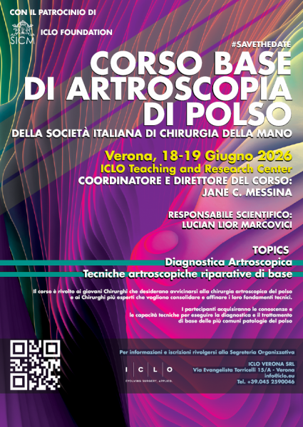 Corso Base di Artroscopia di Polso  - SICM