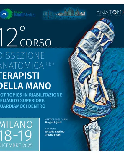 12° corso dissezione per terapisti della mano