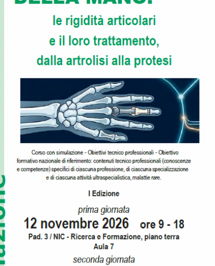 FOCUS ON IN CHIRURGIA DELLA MANO: le rigidità articolari ed il loro trattamento dalla artrolisi alla protesi