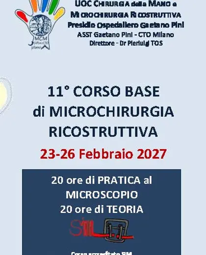 11° Corso Base di Microchirurgia Ricostruttiva