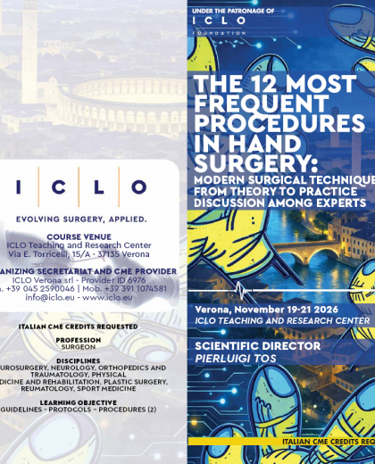 THE 12 MOST FREQUENT PROCEDURES IN HAND SURGERY: MODERN SURGICAL TECHNIQUES FROM THEORY TO PRACTICE - DISCUSSION AMONG EXPERTS”