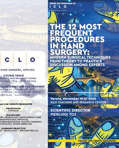 THE 12 MOST FREQUENT PROCEDURES IN HAND SURGERY: MODERN SURGICAL TECHNIQUES FROM THEORY TO PRACTICE - DISCUSSION AMONG EXPERTS”