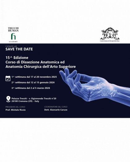 Corso Dissezione Anatomica ed Anatomia Chirurgica dell'Arto Superiore