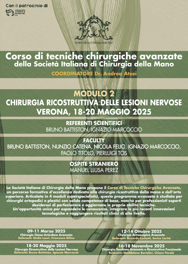 Modulo di chirurgia osteoarticolare avanzata Modulo di chirurgia osteoarticolare avanzata